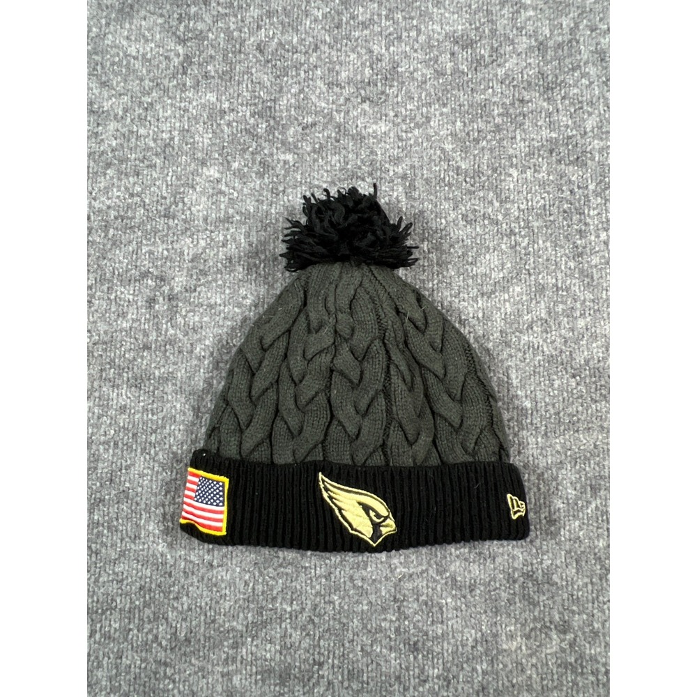 Arizona Cardinals NFL Beanie Hat Womens One Size Green New Era Cable Knitted